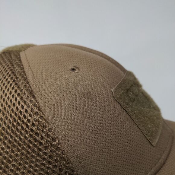 Condor Patch Fitted Mesh Back Hat Brown L/XL Vent Holes 6 Panel - Picture 5 of 9